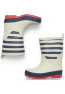 Sand / Blau gestreifte Kinderregenstiefel Gränna von Tretorn 4