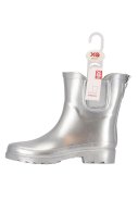 Silver Metallic Damenregenstiefel Chelsea Gummi von XQ Footwear 2