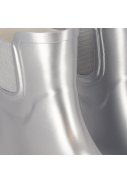 Silver Metallic Damenregenstiefel Chelsea Gummi von XQ Footwear 4