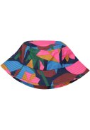 Spicy Pink geo Fleur Regenhut / Bucket Hat von Danefae