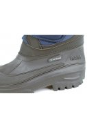 Spirale gefütterte kurze Kinderregenstiefel schwarz/blau 3