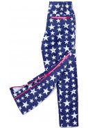 Blaue (stars and stripes) nachhaltige Regenhose von Dripp Rainwear 3