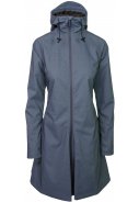 Stahlblaue Damenregenjacke Seq von AGU 1