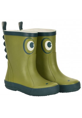 Grüne robuste Kindergummistiefel von CeLaVi