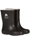 Robuste schwarze Kindergummiestiefel von CeLaVi 1