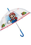 Super Mario transparente Kuppelregenschirm