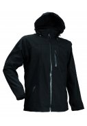 Lyngsøe Rainwear Softshelljacke schwarz 1