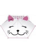 Durchsichtiger Kinderregenschirm Katze von Playshoes  3