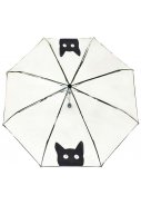 Durchsichtiger Kuppelregenschirm Katze von Smati