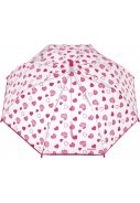 Durchsichtiger Kinderregenschirm mit rosa Herzen von Playshoes 2