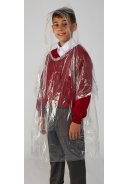 Durchsichtige Einweg Kinderregenponcho's (5 St.) 4