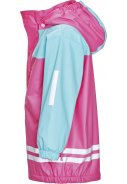 Playshoes Regenanzug mit Fleece-Futter türkis 7