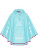 Türkisblauer Kinderregenponcho Pack It von Playshoes