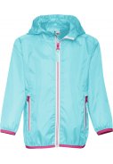 Türkise leichtgewichtige Regenjacke von Playshoes 1