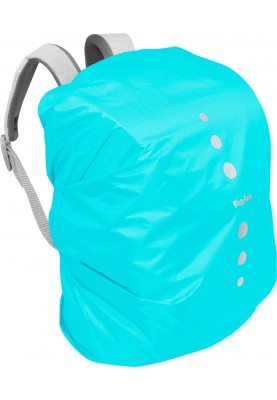 Türkisblauer wasserdichter Regenschutz für Rucksack von Playshoes