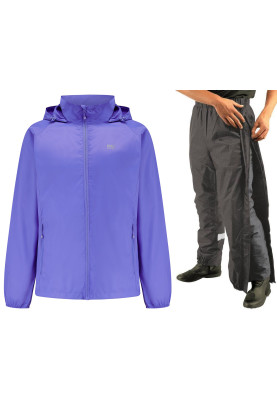 Ultraviolett Regenanzug von Mac in a Sac (Hose mit langem Reißverschluss)