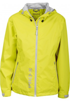 Gelbe (wild lime) Damenregenjacke Flash von Pro-X Elements