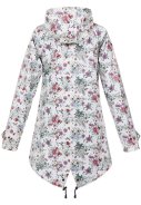 Weiss mit Blumen Damenregenjacke HafenCity® von BMS 3