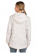 Weiss mit Punkten Damenregenjacke Lucie von Pro-X Elements 4