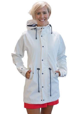 Weiße Damenregenjacke HafenCity® von BMS