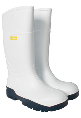 Weiße  Arbeitsstiefel von Lyngsøe
