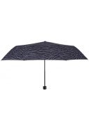Damen Mini Regenschirm mit Zebramuster 1