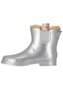 Silver Metallic gefütterte Chelsea Damen Gummiregenstiefel  3