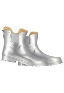 Silver Metallic gefütterte Chelsea Damen Gummiregenstiefel  4