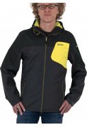 Schwarz/gelbe Herenregenjacke Mason von Pro-X Elements 3