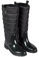 Schwarz gefütterte Fashion Regenstiefel von XQ