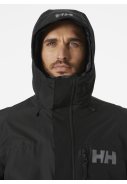 Schwarze gefütterte Herren-Regenjacke "Rigging Coat" von Helly Hansen 2