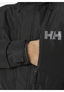Schwarze gefütterte Herren-Regenjacke "Rigging Coat" von Helly Hansen 4