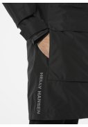Schwarze gefütterte Herren-Regenjacke "Rigging Coat" von Helly Hansen 6