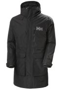Schwarze gefütterte Herren-Regenjacke "Rigging Coat" von Helly Hansen 1