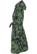 Schwarz / Grüne Regenjacke Elisabeth von Danefae 2