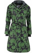 Schwarz / Grüne Regenjacke Elisabeth von Danefae 1
