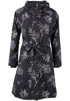 Schwarze Hemlock Regenjacke Elisabeth von Danefae