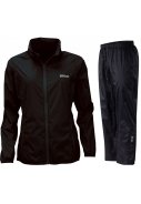 Schwarzer leichtgewichtiger Damenregenanzug Lady Packable von Pro-X Elements 1