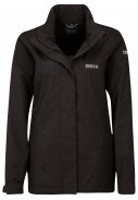 Schwarz-melange Damenregenjacke Naomi von Pro-X Elements