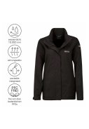 Schwarz-melange Damenregenjacke Naomi von Pro-X Elements 3