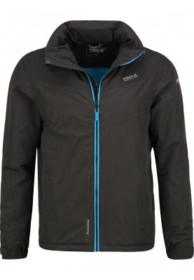 Schwarz melange Herrenregenjacke James von Pro-X Elements