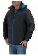 Schwarz melange Herrenregenjacke James von Pro-X Elements 3