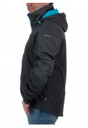 Schwarz melange Herrenregenjacke James von Pro-X Elements 5