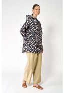 Dunkelblau Regenjacke mit Print Magla von Tantä 4