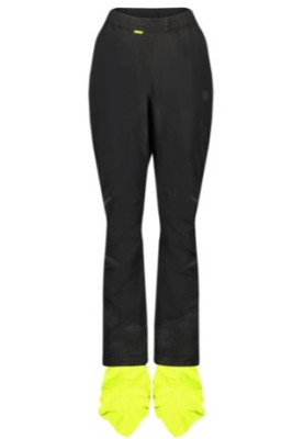 Schwarz / Neon Gelb Winter Damen Regenhose Commuter von Agu
