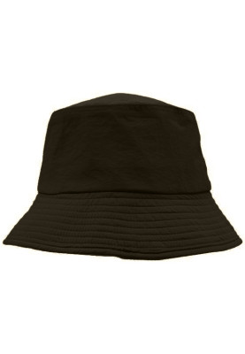 Schwarze Regenhut / Bucket Hat