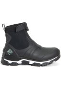 Schwarz / Weiss Damen federleichte Schuh Apex Zip von Muck Boots 6