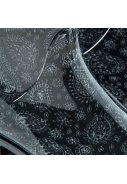 Schwarzer/weißer Damen-Gummistiefel Paisley von XQ Footwear 4