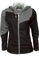 Schwarze 4Way-Stretch Damenregenjacke Mirella von Pro-X Elements