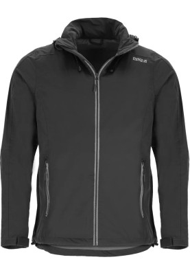 Schwarze Stretch Herrenregenjacke Oskar von Pro-X Elements